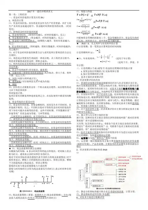 一建经济笔记(根据梅世强讲义总结)