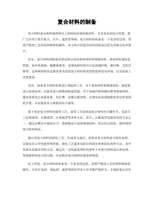 复合材料的制备