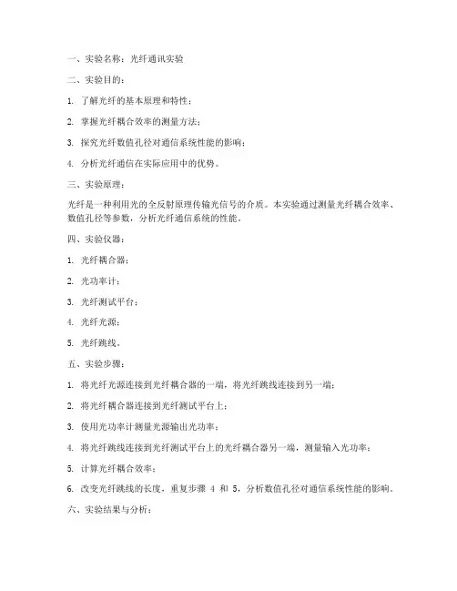 近代物理实验实验报告