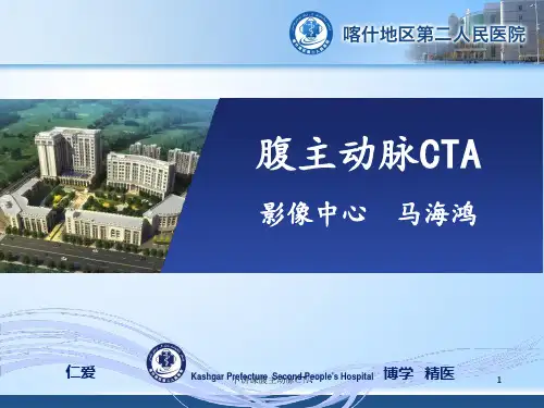 小讲课腹主动脉CTA