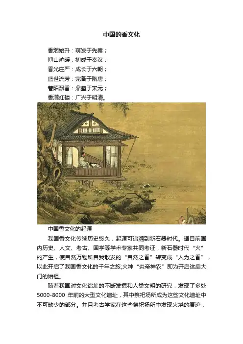 中国的香文化