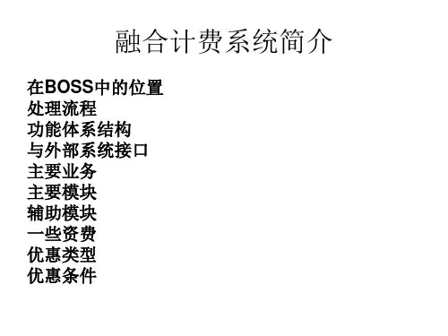 中国移动计费系统简介