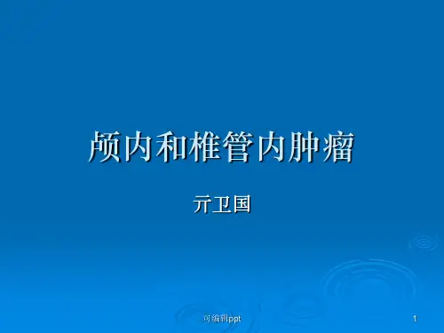 颅内和椎管内肿瘤