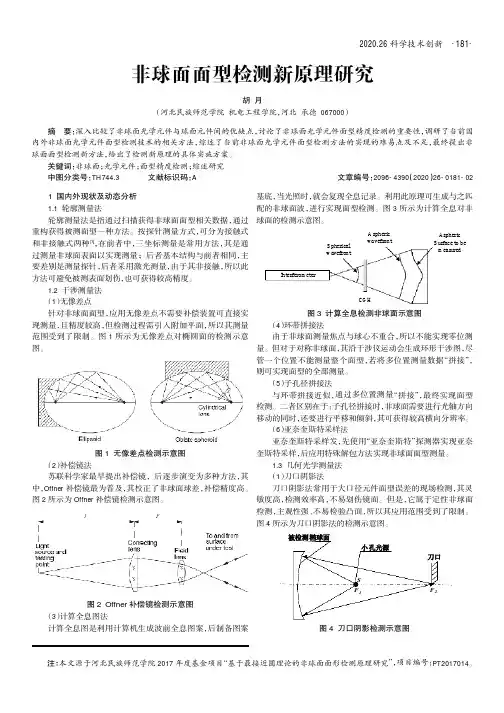 非球面面型检测新原理研究