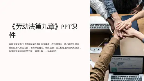《劳动法第九章》课件
