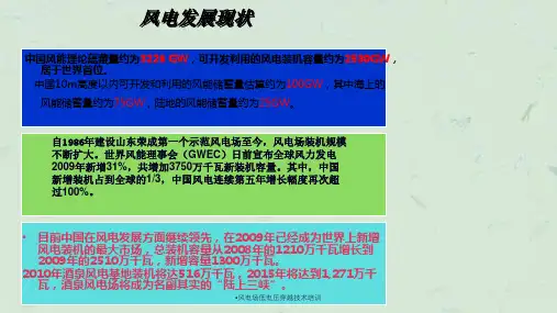 风电场低电压穿越技术培训课件