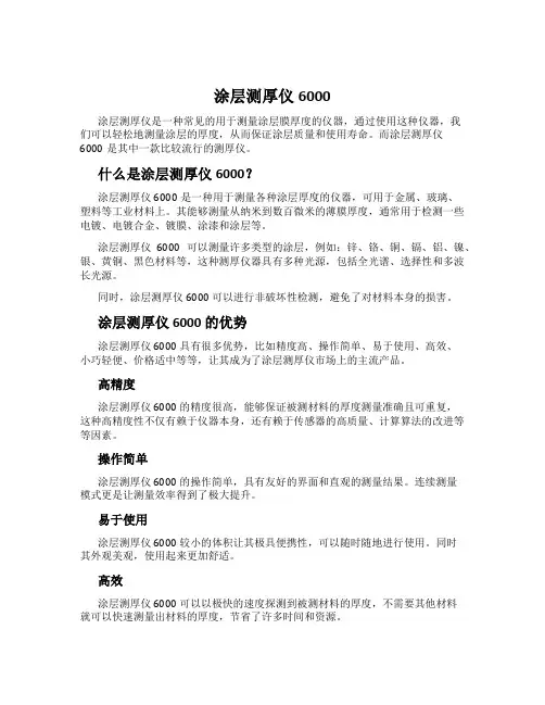 涂层测厚仪6000
