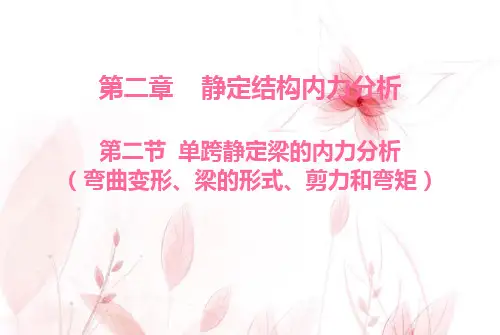 2.3.1单跨静定梁的内力分析
