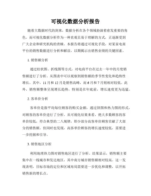可视化数据分析报告