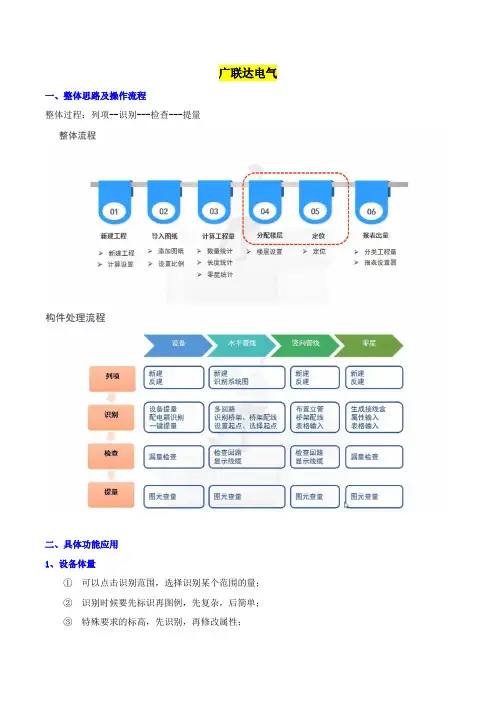 广联达安装操作笔记——电气