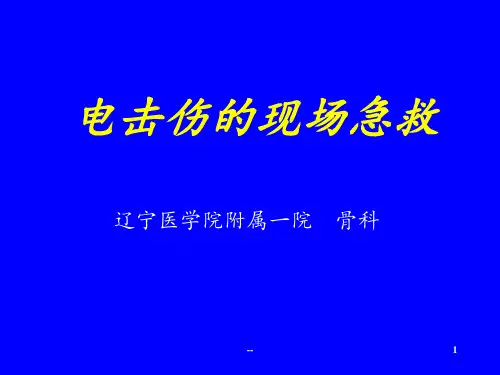 电击伤的现场急救PPT课件