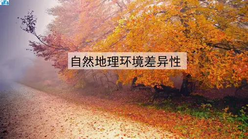 高三地理一轮复习-自然地理环境的差异性