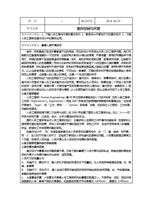二、室内空间与尺度