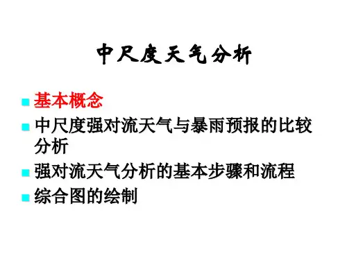 中尺度分析