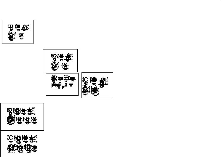 某地小型古建亭廊建筑设计图（共6张）