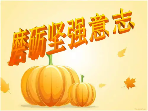 1.2磨砺坚强意志 课件1(政治北师大版八年级下册)