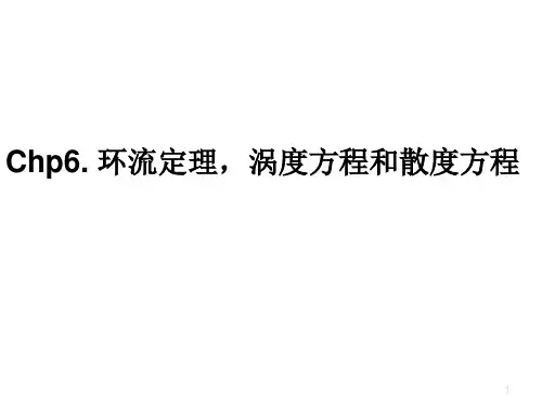 环流定理,涡度方程和散度方程