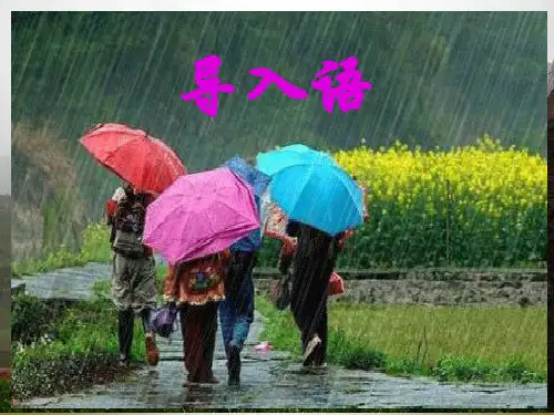六年级上册语文课件1.2《山雨》人教新课标 (共32张PPT)