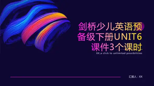 剑桥少儿英语预备级下册UNIT6课件3个课时