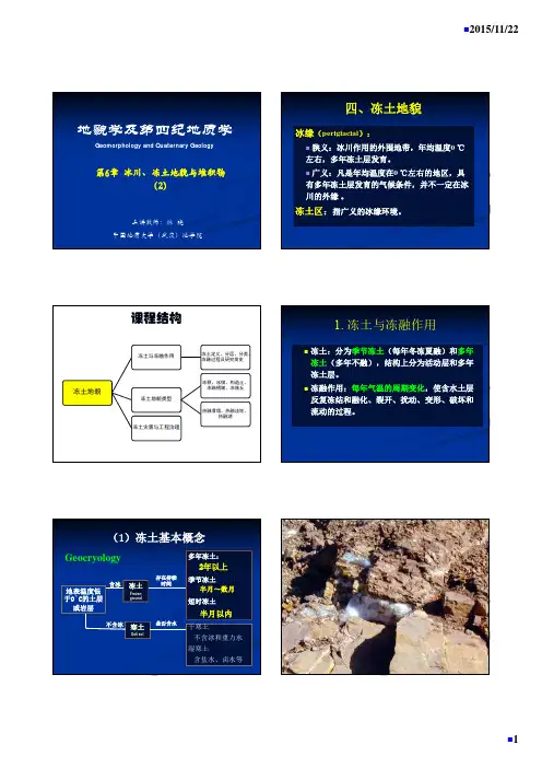 第6章    冰川、冻土地貌及堆积物(2)-林晓 [兼容模式]
