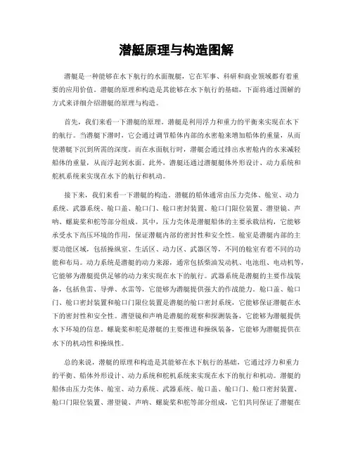 潜艇原理与构造图解