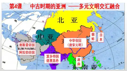 第4课中古时期的亚洲课件高中历史必修中外历史纲要下册