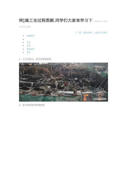 土木工程施工流程图