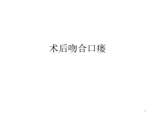 吻合口瘘科室PPT课件