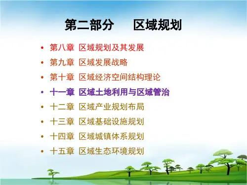专项区域规划.ppt