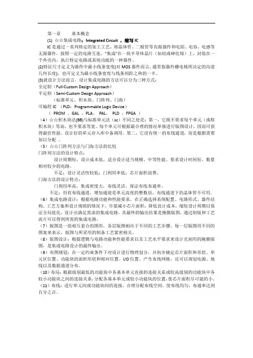 版图重点总结