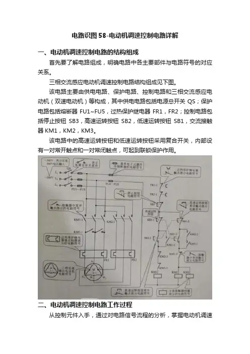 电路识图58-电动机调速控制电路详解