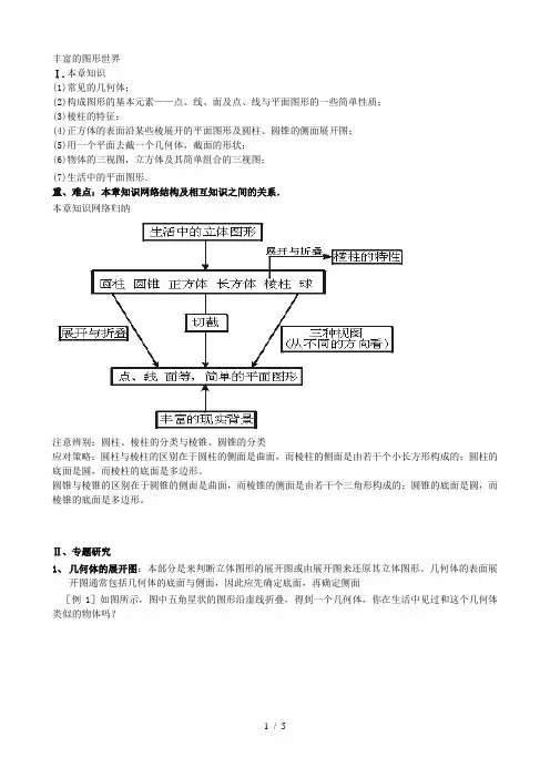 丰富的图形世界复习教案