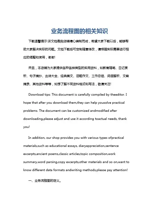 业务流程图的相关知识