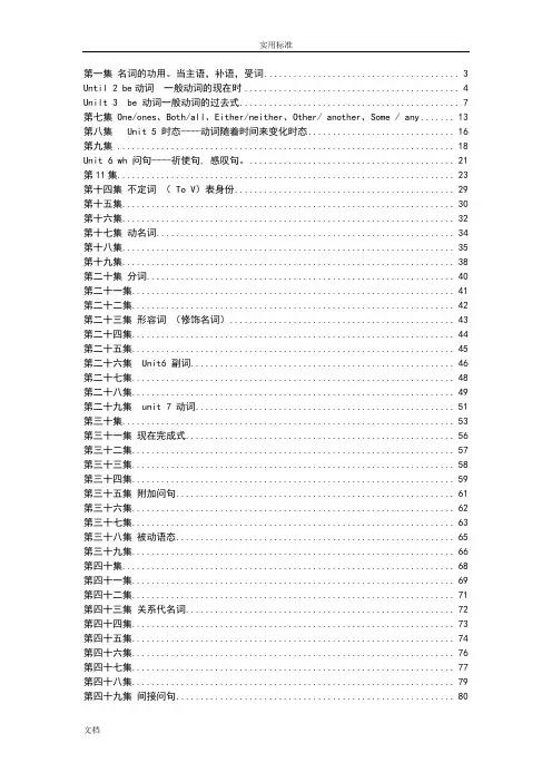 谢孟媛英语初级语法1-60全集新版(超详细的)