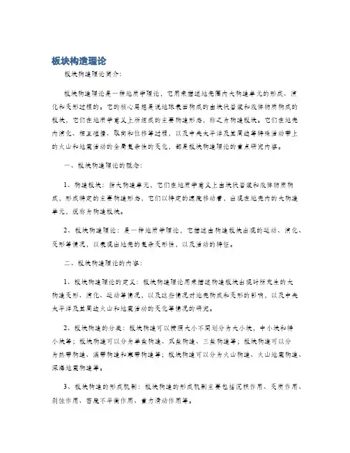 板块构造理论