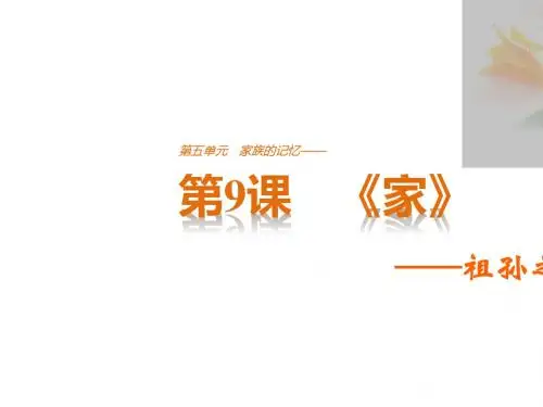 家族的记忆ppt4(6份)1