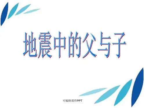 地震中的父与子(完美版)ppt课件