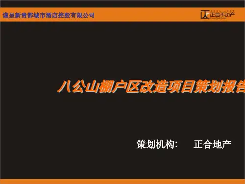 某棚户区改造项目策划报告(PPT 78页)