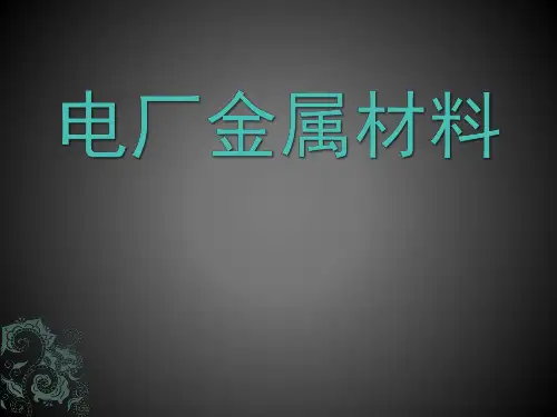 电厂金属材料