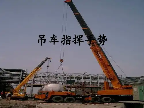 吊车指挥手势培训讲座PPT全