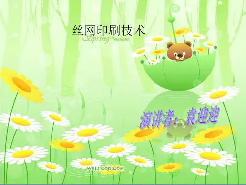 《丝网印刷技术》PPT课件