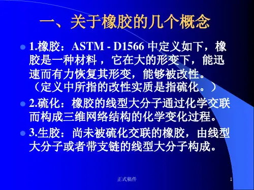 橡胶基础知识专业教育