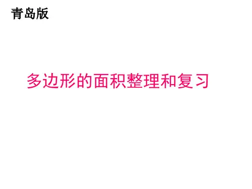 多边形的面积复习整理ppt