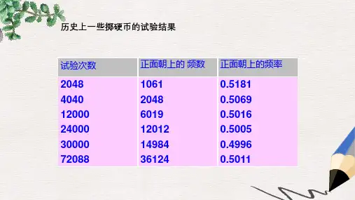 【数学】3.3.2  《随机数的含义与应用》课件(新人教B版必修3)
