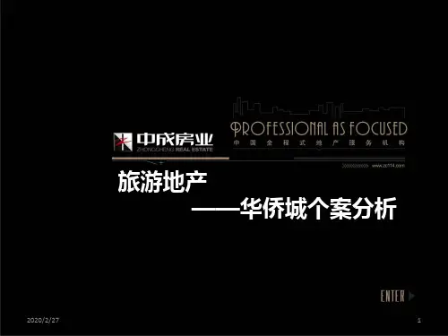 华侨城个案分析PPT课件