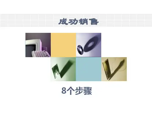 成功销售—=的八个步骤