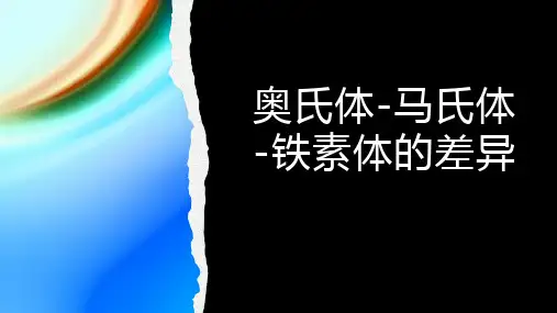 奥氏体与马氏体 铁素体的差异