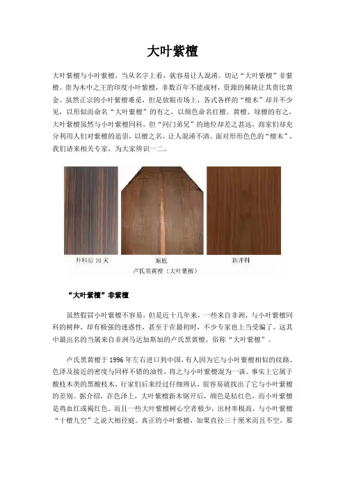 大叶紫檀