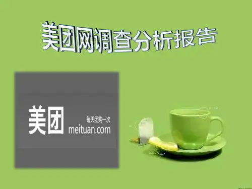 美团网调查分析报告