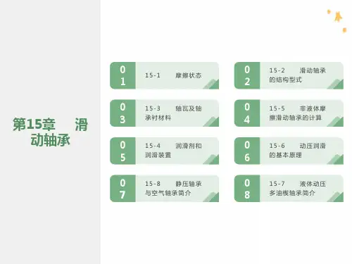 滑动轴承选型